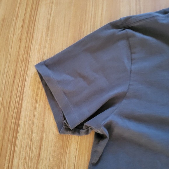 Life Is Good Top Shirt Womens Medium Gray True Love Heart Short Sleeve Basic - Picture 6 of 13